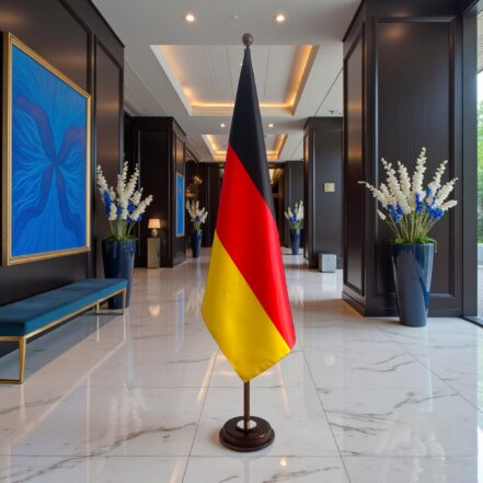 socle drapeau allemagne