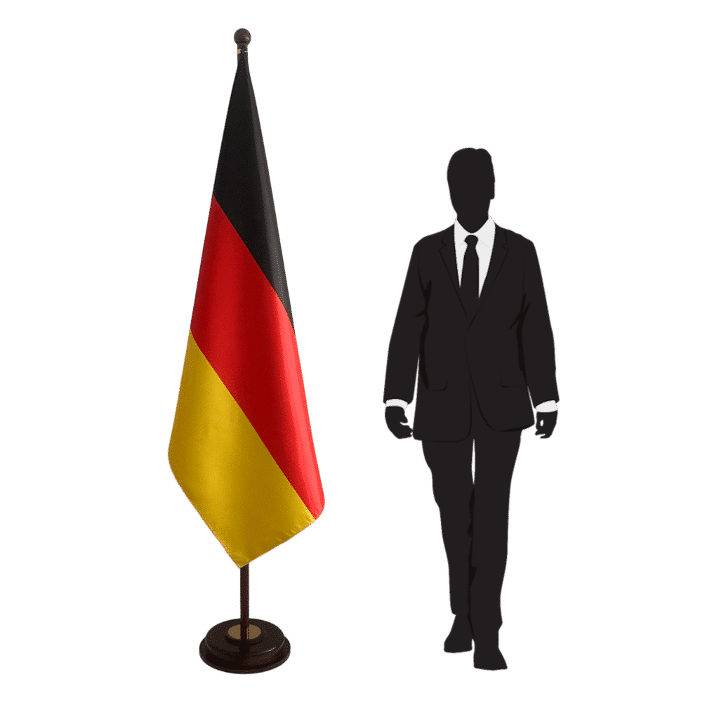 Base de bandera alemana