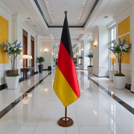 socle drapeau allemagne