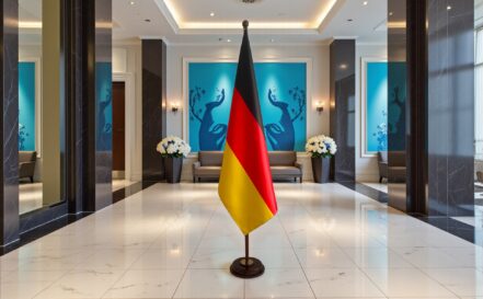 socle drapeau allemagne