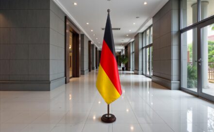 socle drapeau allemagne