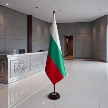 socle drapeau bulgarie