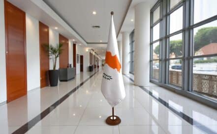 socle drapeau chypre