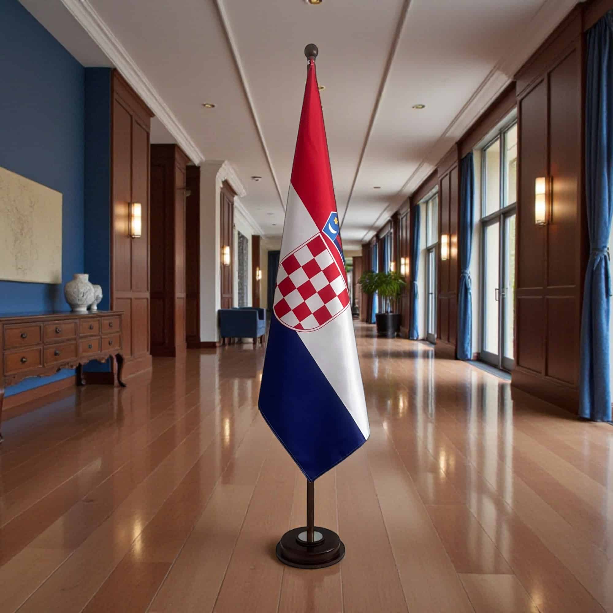 socle drapeau croatie
