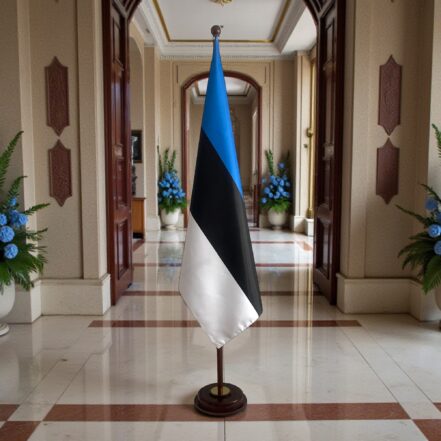 socle drapeau estonie