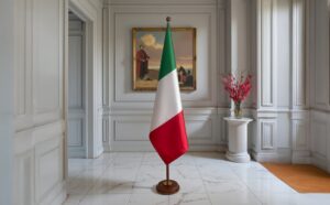 socle drapeau italie