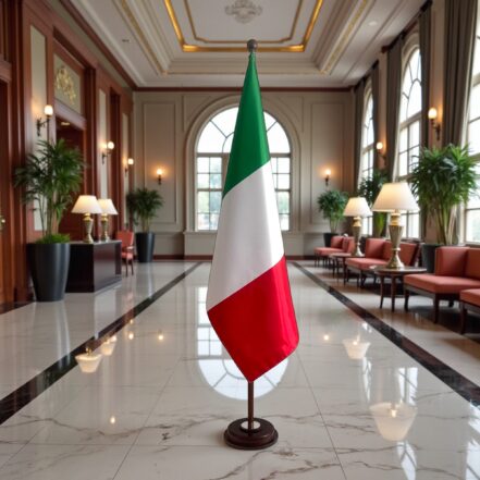 socle drapeau italie