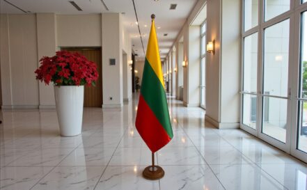 socle drapeau lituanie