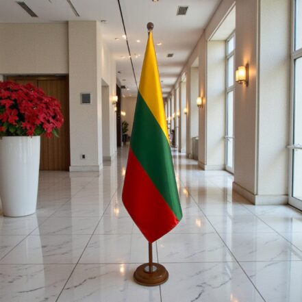 socle drapeau lituanie