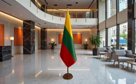 socle drapeau lituanie