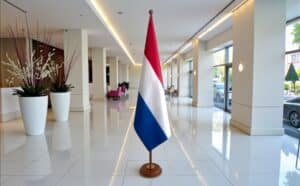 socle drapeau pays-bas