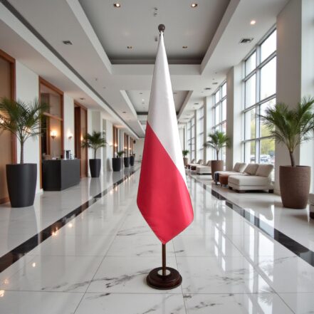 socle drapeau pologne