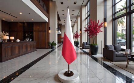 socle drapeau pologne