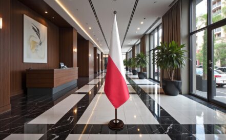 socle drapeau pologne