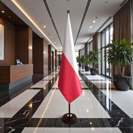 socle drapeau pologne