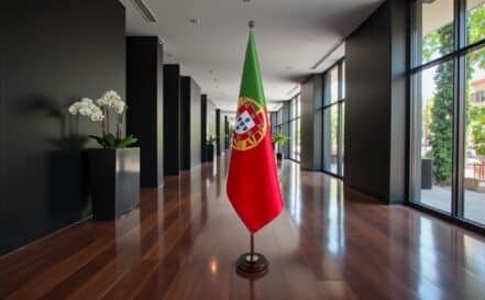 socle drapeau portugal