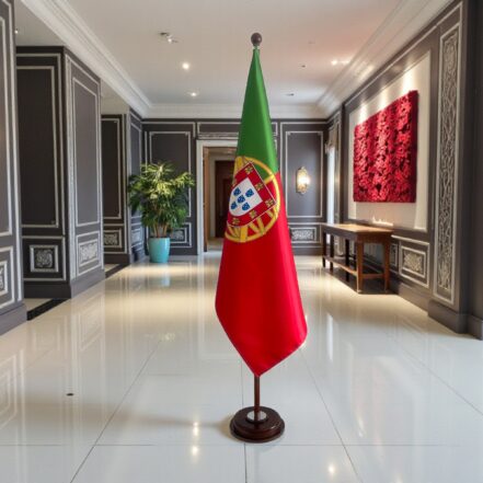 socle drapeau portugal