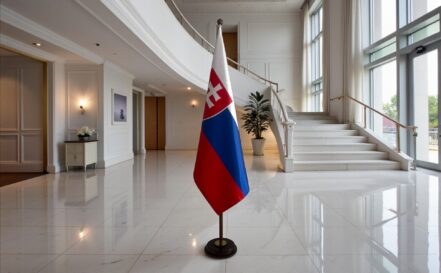 socle drapeau slovaquie