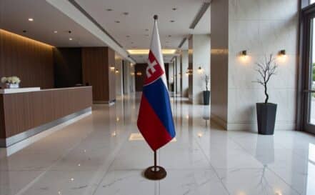 socle drapeau slovaquie