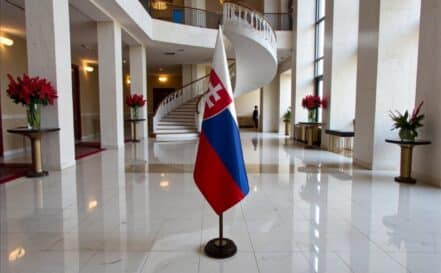 socle drapeau slovaquie