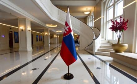 socle drapeau slovaquie