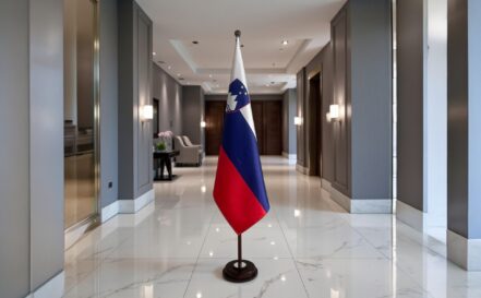 socle drapeau slovenie