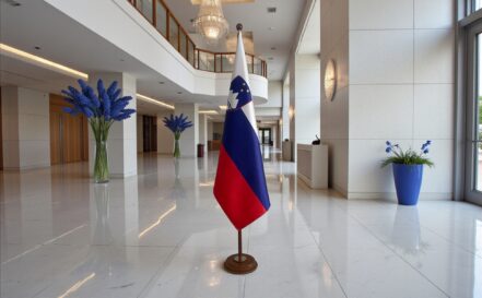 socle drapeau slovenie