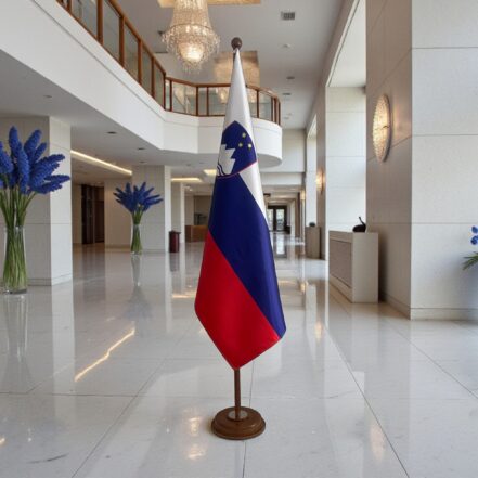 socle drapeau slovenie