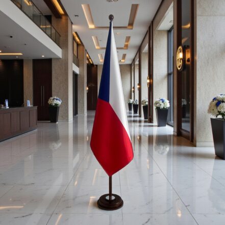 socle drapeau tchequie