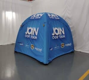 tente gonflable publicitaire