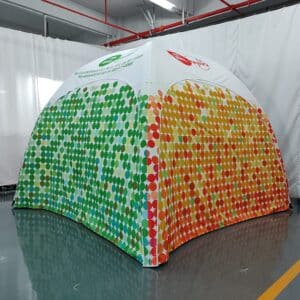 tente gonflable publicitaire